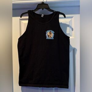 Black Graphic Men’s Tank - Hawaiian Theme